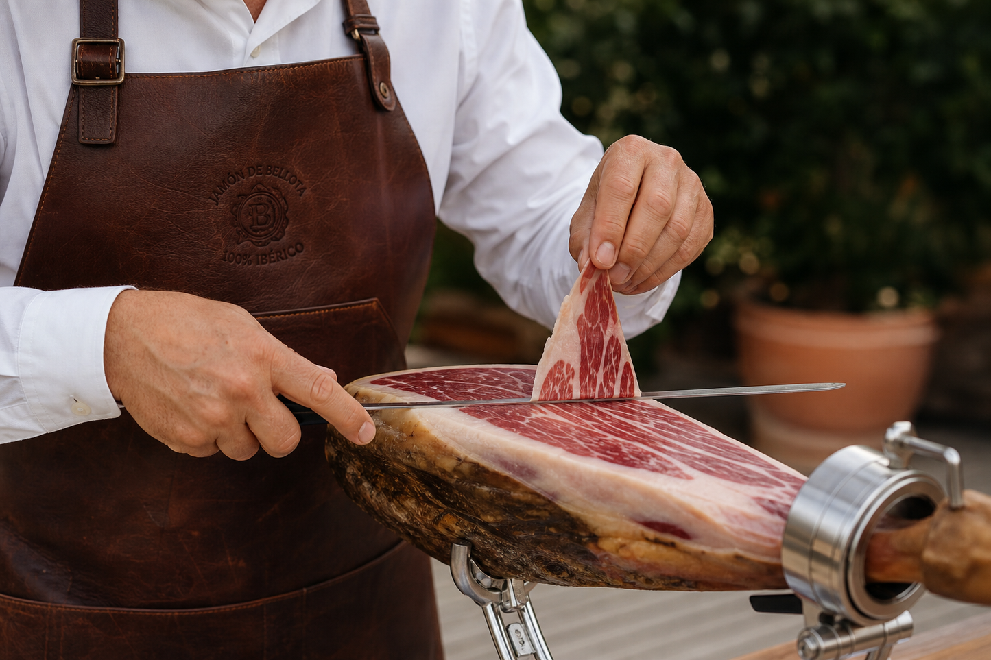 Jamón de Bellota 100% Ibérico · Curación 36 meses